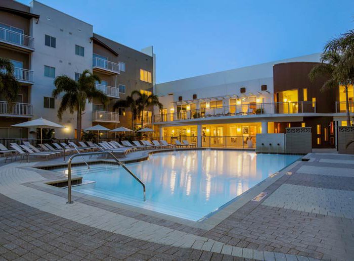 Channelside - Pool at night